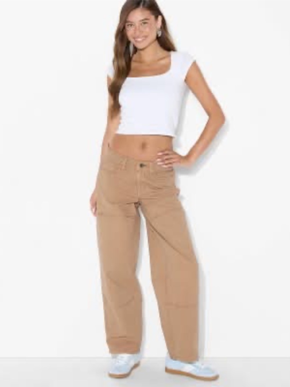 Wild Fable Low-Rise Carpenter Pants Tan Size 4 or 6